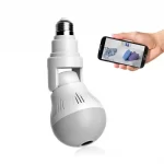 Invisible Hidden Camera Light Bulb 360° Fisheye Camera